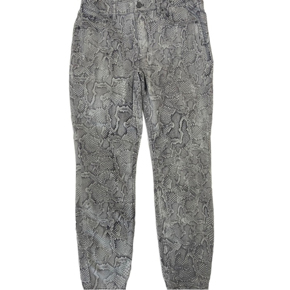 Women’s White House Black Market Snake Skin Print Pants SZ 8 Slim high rise